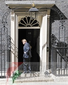 入主唐宁街10号约翰逊就任英国首相